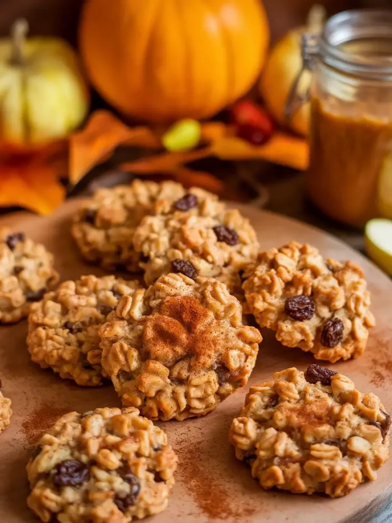 Apple Oatmeal Raisin Cookies