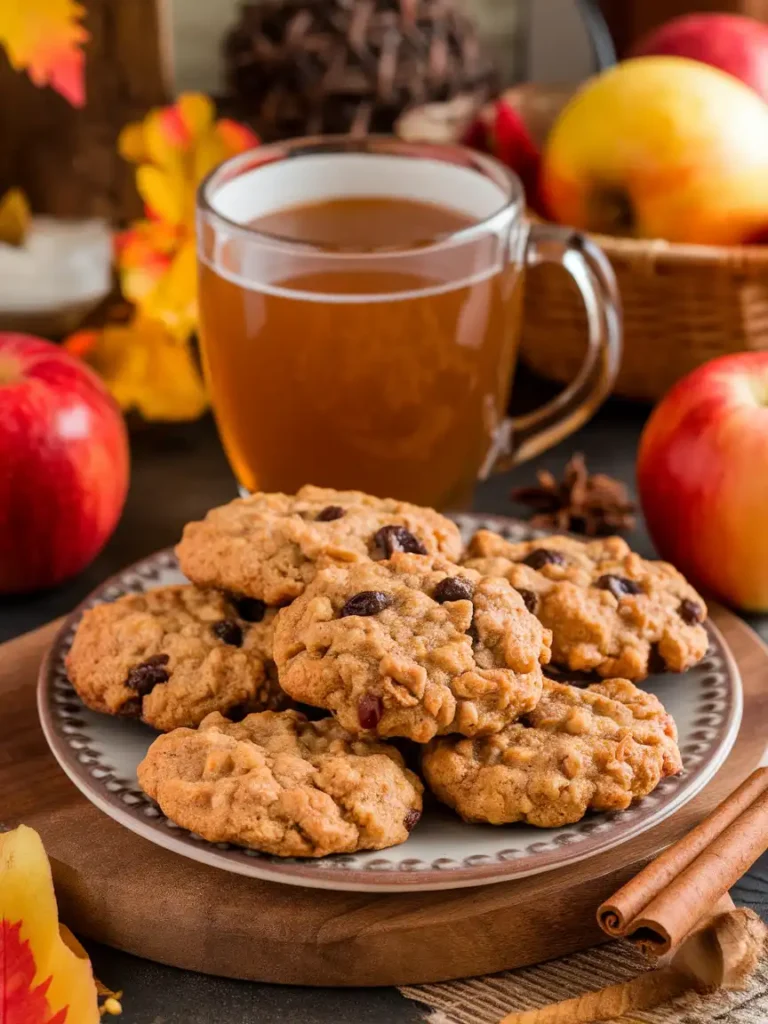 Apple Oatmeal Raisin Cookies