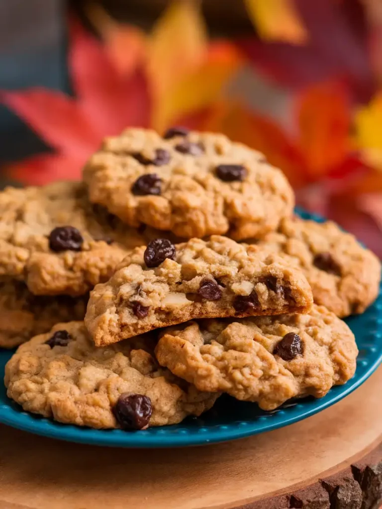 Apple Oatmeal Raisin Cookies