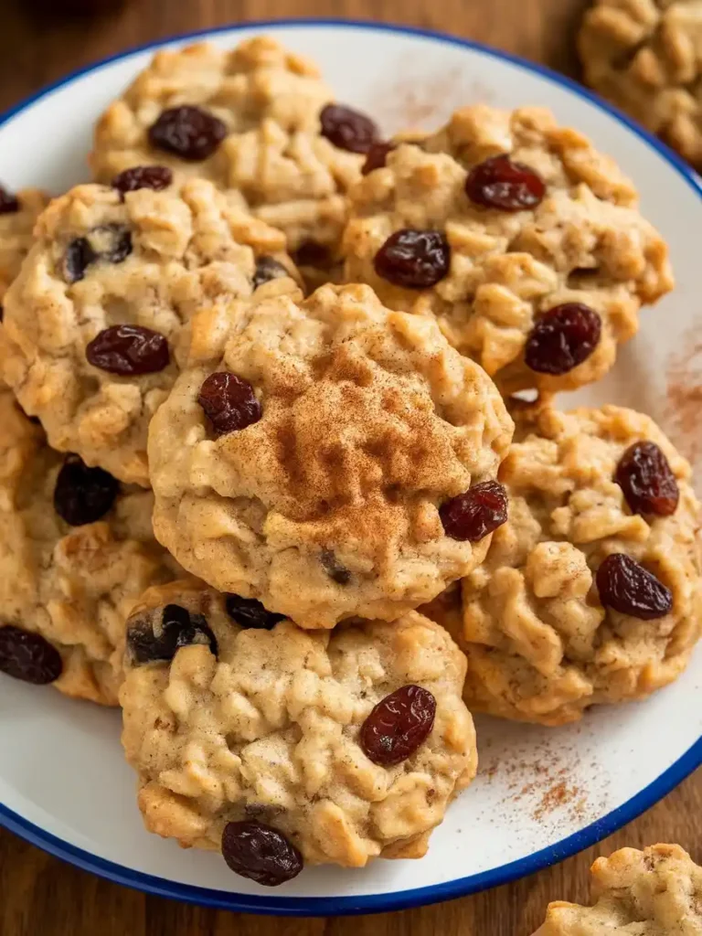 Apple Oatmeal Raisin Cookies