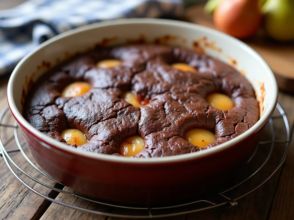 Chocolate Pear Pudding