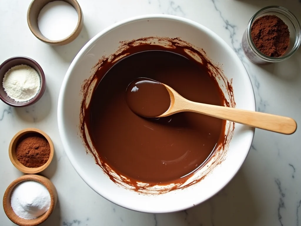 Chocolate Pear Pudding