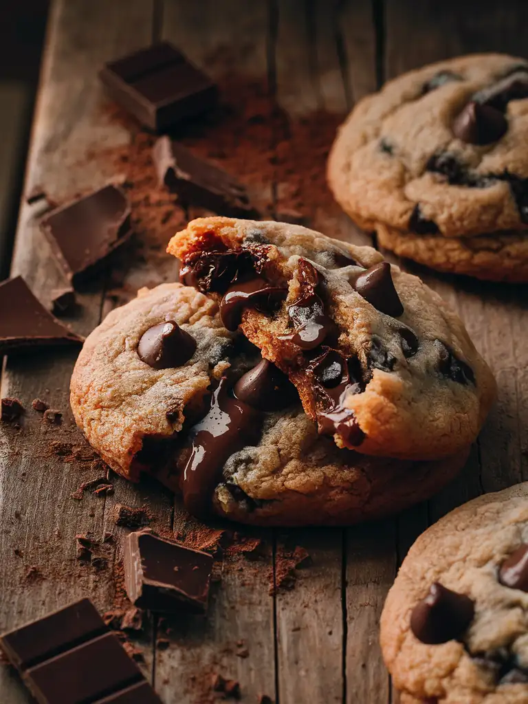 Double Chocolate Chip Cookies