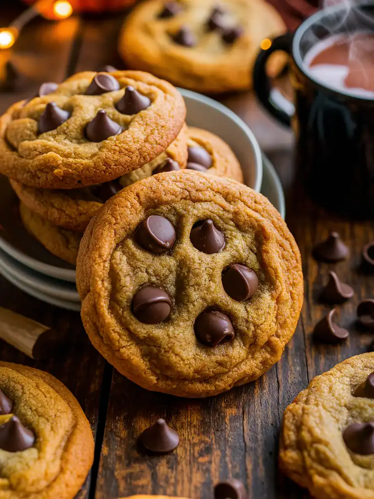 Pumpkin Chocolate Chip Cookies