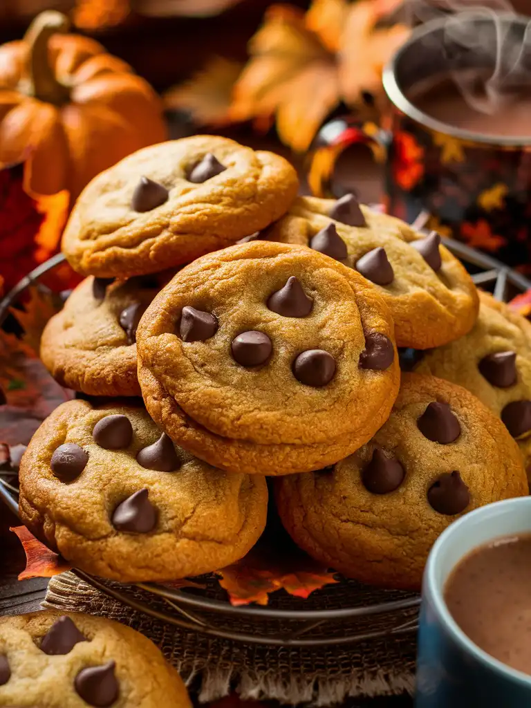 Pumpkin Chocolate Chip Cookies