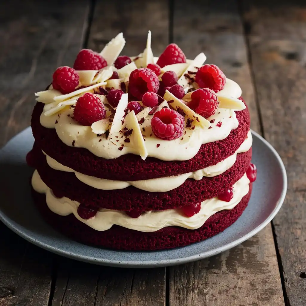 Red Velvet Ice Cream Cake