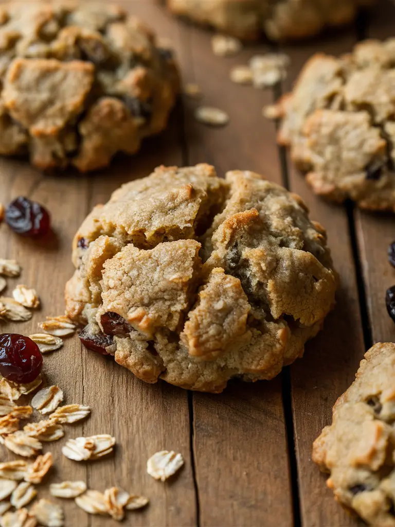 Vegan Oatmeal Raisin Cookies