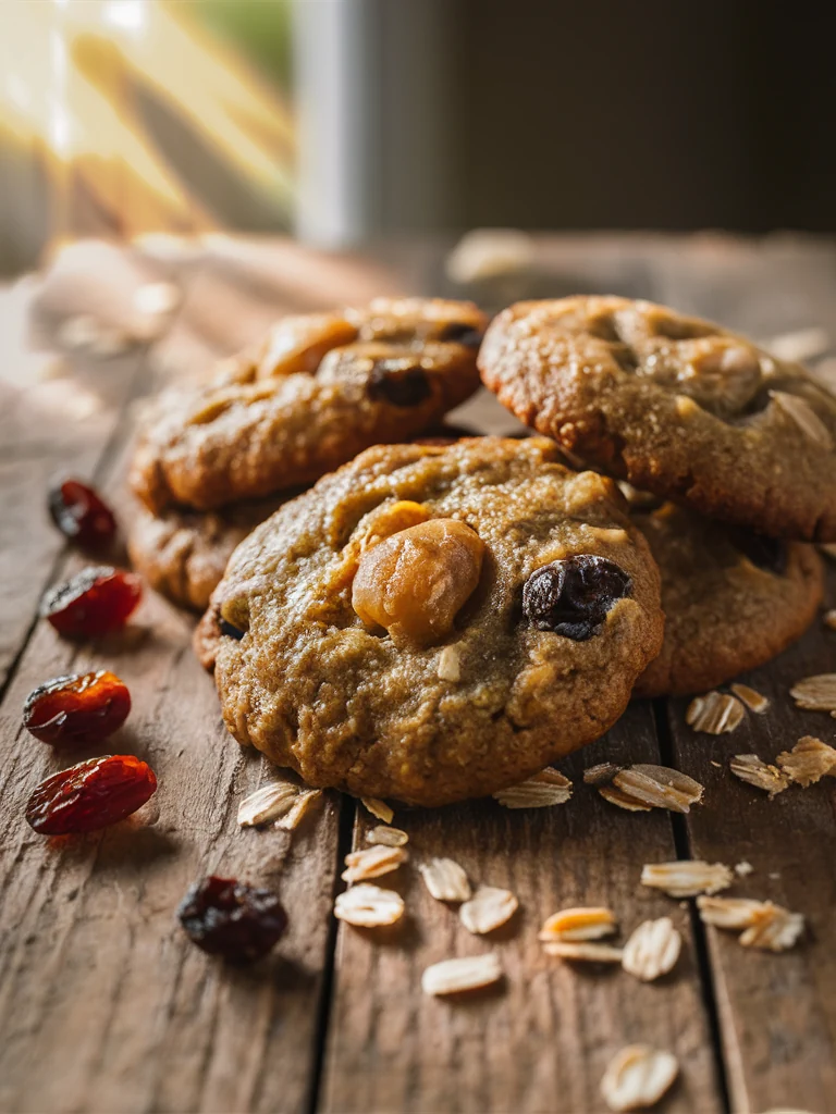 Vegan Oatmeal Raisin Cookies