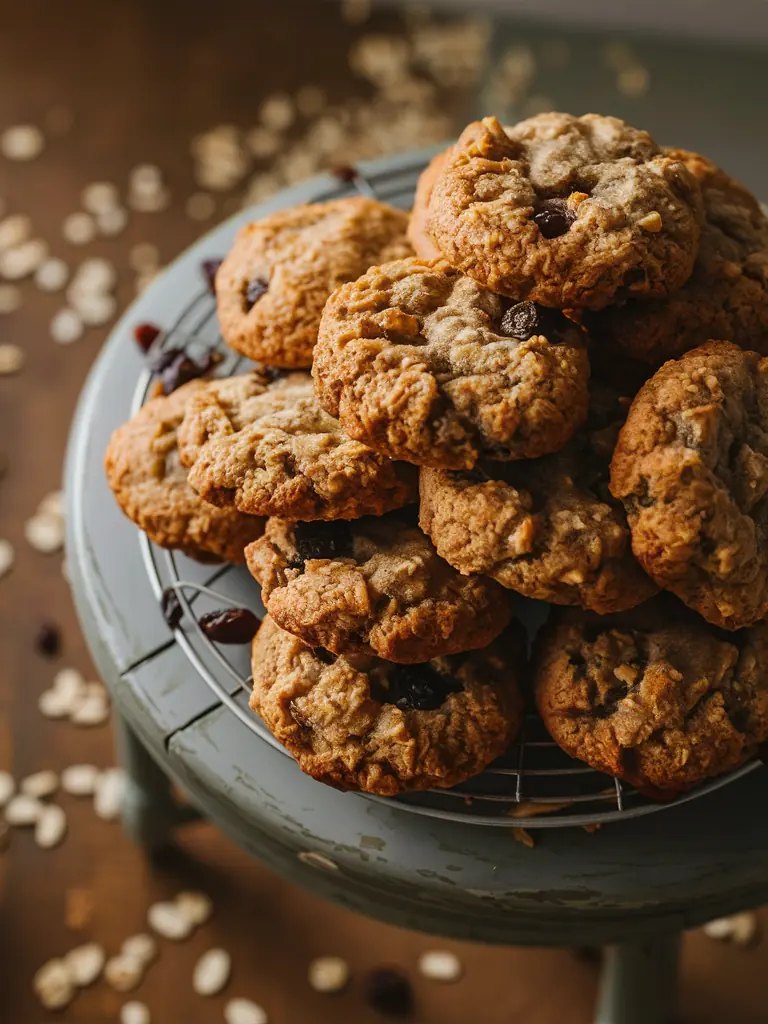 Vegan Oatmeal Raisin Cookies