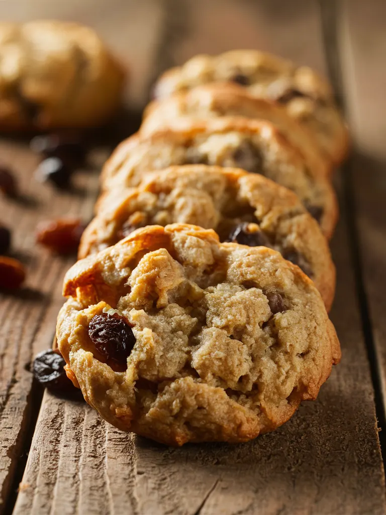 Vegan Oatmeal Raisin Cookies